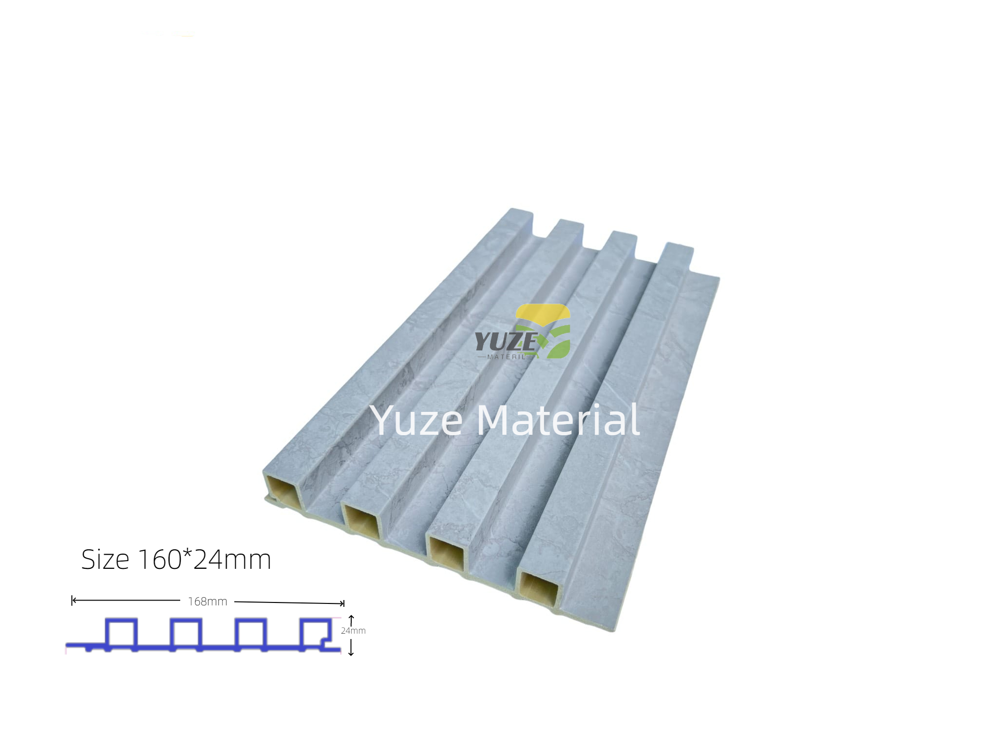 YZ168T24 Light color basic film coating -Indoor wpc panel